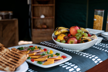 Mana River Camp Mana River Camp: Essen und Trinken