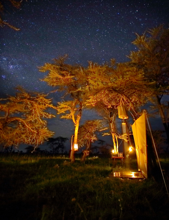 Naboisho Camp: Gästebad Fly-Camping