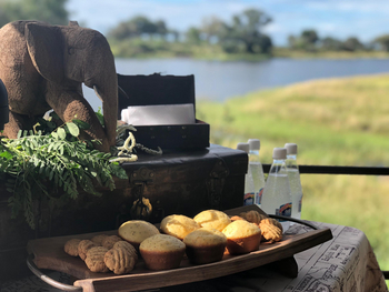 Nambwa Tented Lodge: Muffins und Kekse