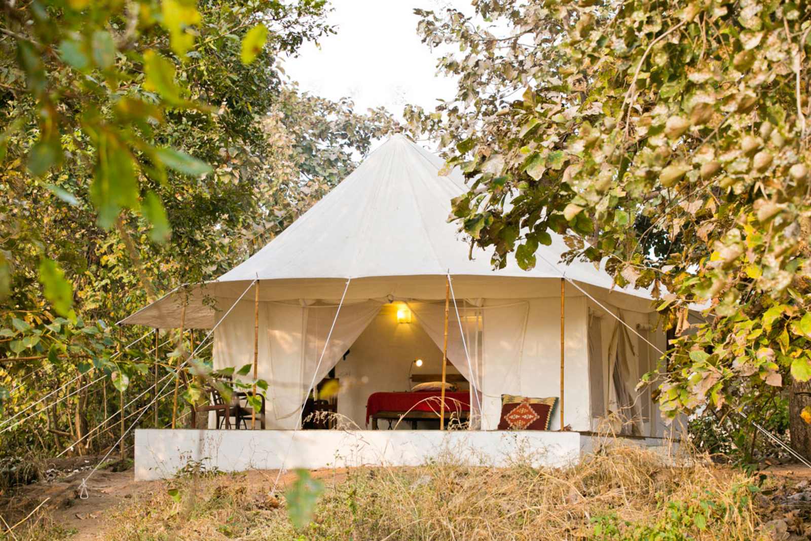 Jamtara Wilderness Camp Jamtara Wilderness Camp: Zelt auf einer Plattform