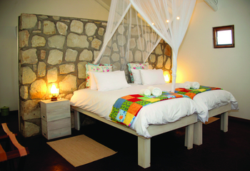 Kalahari Farmhouse: Gästebetten