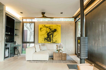 Cheetah Plains Mapogo House: Lounge einer Suite