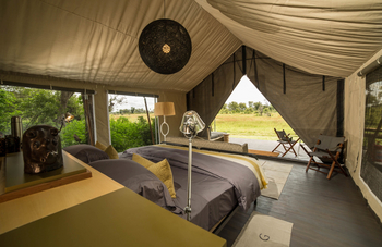 Gomoti Plains Camp: Gästezelte