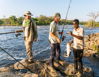 Papa's Camp: Angler am Nil