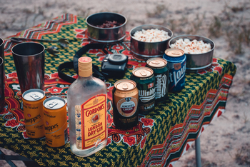 Pom Pom Camp: Snacks und Getränke