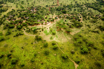 Sanctuary Swala: Camp von oben