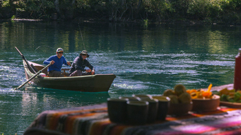 andBeyond Vira Vira Lodge: Snacks nach dem Angelausflug