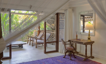 Alfajiri Villas Alfajiri Villas: Schlafzimmer mit Terassenzugang Beach Villa