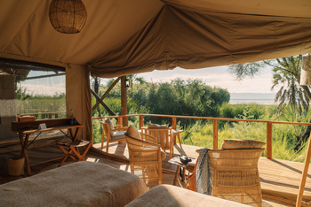 Kisima Ngeda Camp: Balkon