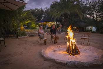 Ohorongo Lodge: Lagerfeuer