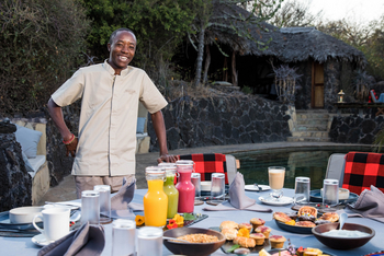 Ol Donyo Lodge: Küche