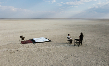 Salt Pans Sleep-out: Schlafen am Boden