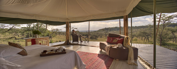 Kicheche Valley Camp Kicheche Valley Camp: Gast auf der privaten Veranda