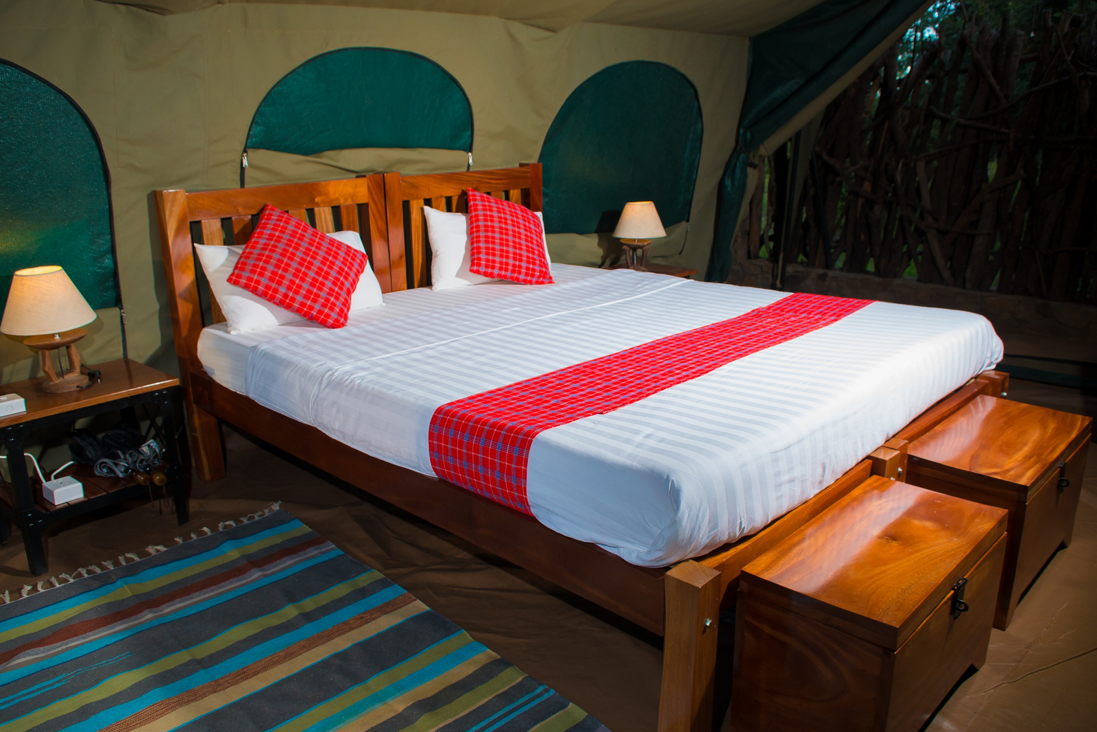 Kidepo Savannah Lodge Kidepo Savannah Lodge: Safarizelt Doppelbett