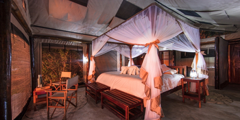 Luambe Camp: Gästezeltinterieur