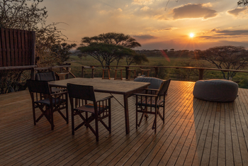 Oliver's Camp: Sonnenuntergang