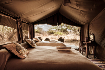 Porini Amboseli Camp: Zeltinterieur