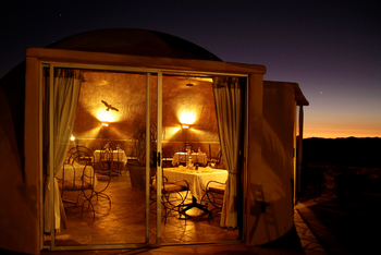 Rostock Ritz Desert Lodge: Blick ins Restaurant