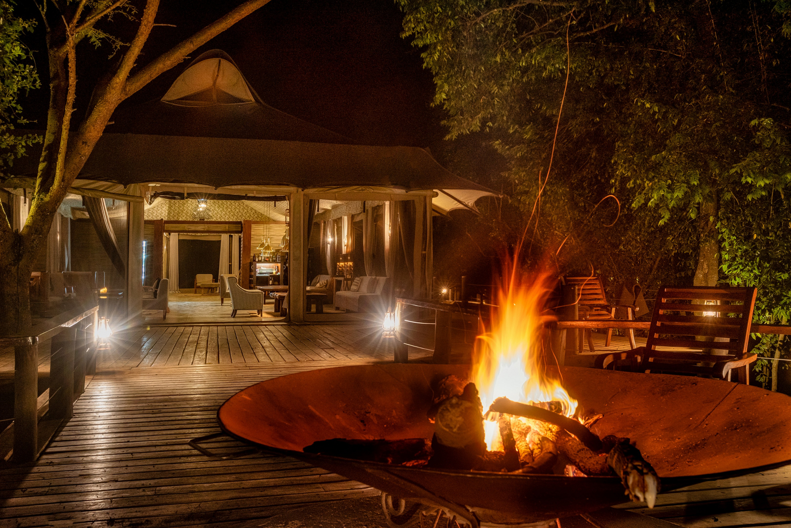 Ilkeliani Camp Ilkeliani Camp: Lagerfeuer und Lounge