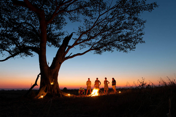 Mukambi Busanga Plains Camp: Lagerfeuer