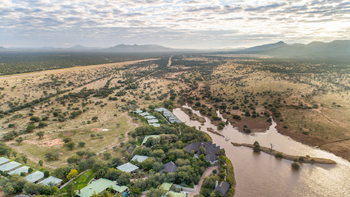 Old Traders Lodge: Luftbild