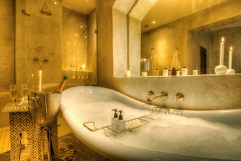 Chobe Game Lodge: Standardzimmer - Schaumbad