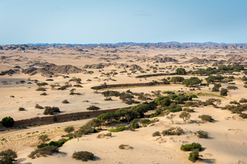 Hoanib Skeleton Coast Camp: Aerial