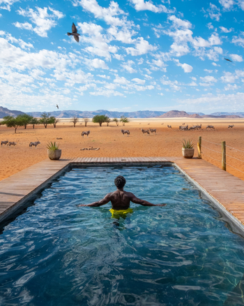 Kwessi Dunes: Pool mit Ausblick
