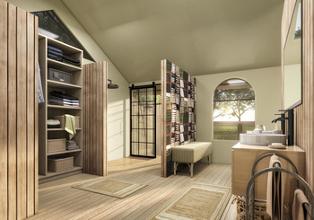 Tumani Tented Camp: Gästebad - Architektenskizze