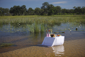 Xaranna Okavango Delta Camp: Überraschungsfrühstück