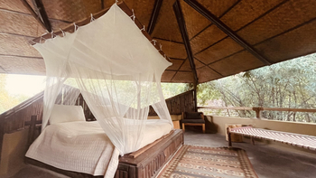 Forsyth Lodge Forsyth Lodge: Tagesbett mit Moskitonetz