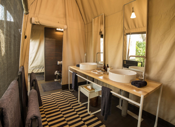 Gomoti Plains Camp: Gästezelte