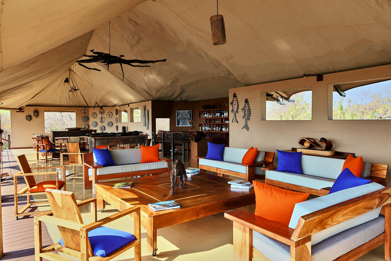 Konkamoya Lodge Konkamoya Lodge: Lounge und Speisesaal