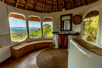 Mihingo Lodge: Gästebad