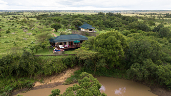 Olare Mara Kempinski: Gästezelte am Fluss