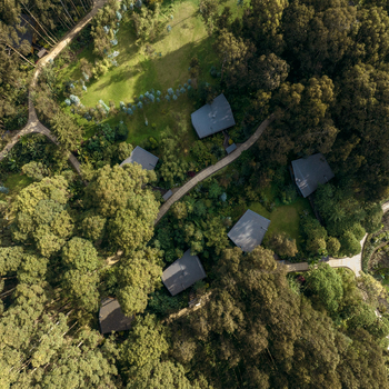 One and Only Gorilla's Nest: Unterkünfte von oben