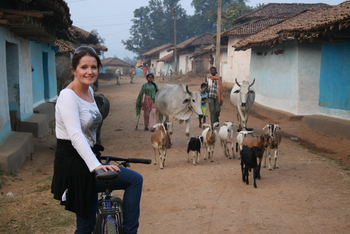 Shergarh Tented Camp: Radtour durch die Dörfer