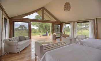 Tarangire Ndovu Tented Lodge: Helle Einrichtung
