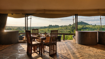 Elewana Serengeti Migration Camp: Essbereich
