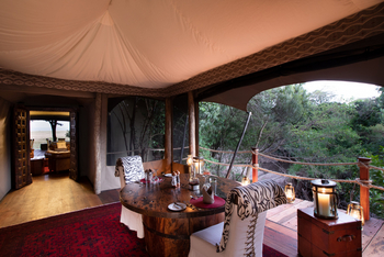 Mara Plains Camp: Privates Dinner