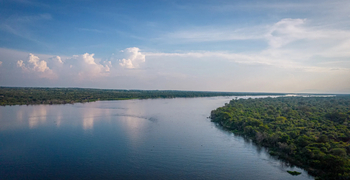 Nile Safari Lodge: Richtung Albertsee