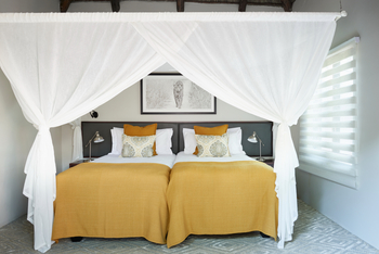 Sanctuary Chobe Chilwero Sanctuary Chobe Chilwero: Doppelbett