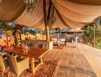 Time + Tide Chongwe Suites: Albida - Sonne in der Lounge