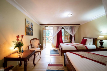 Crater Safari Lodge: Cabana Einzelbetten