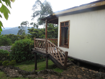 Haven Lodge: Aufgang zum Zimmer