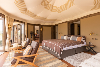 Hemingways Ol Seki Mara: Schlafzimmer mit Doppelbett