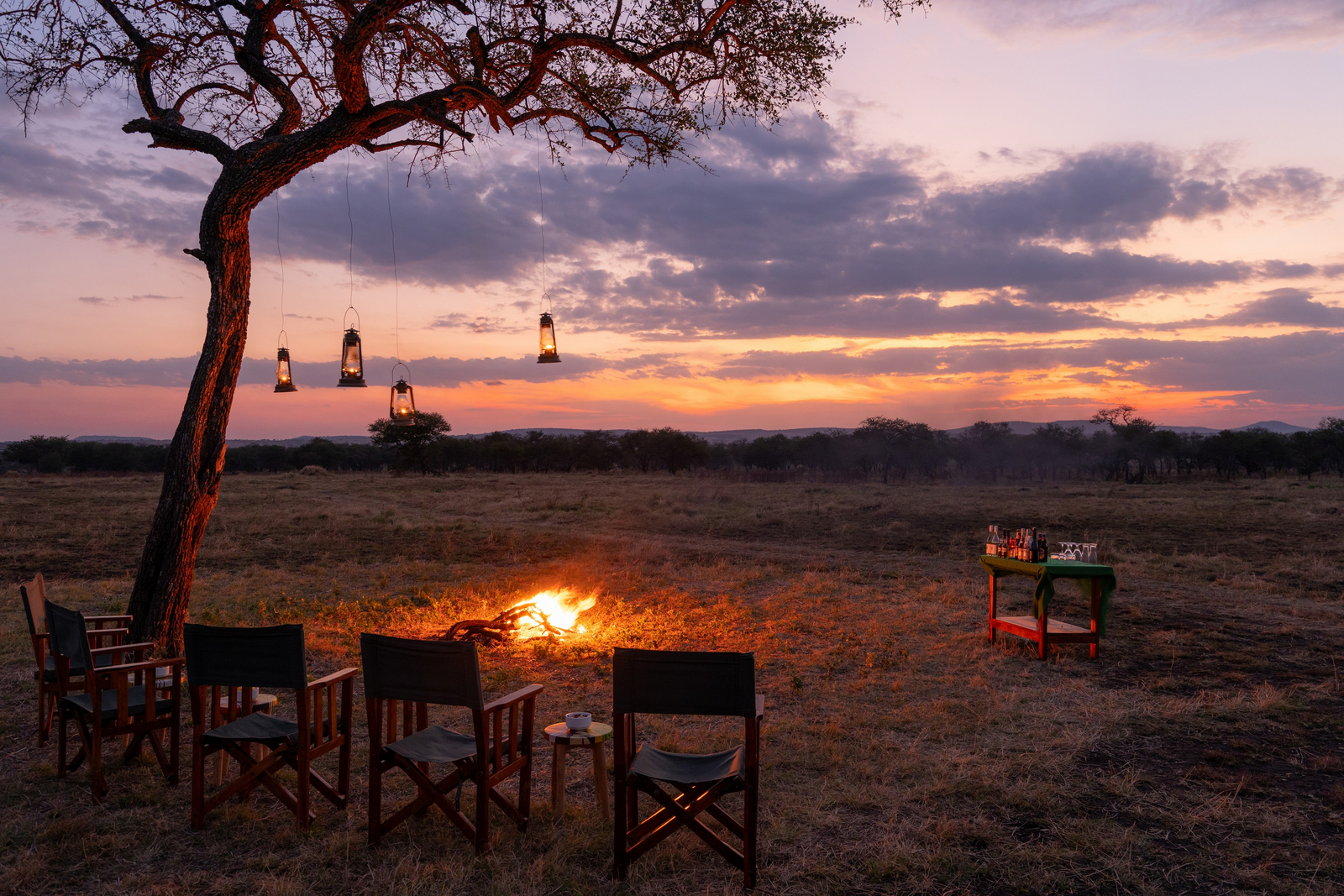 Little Moru Camp Little Moru Camp: Abendstimmung