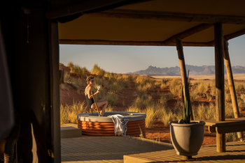 Wolwedans Dune Camp Family Suite: Gast am Chiller