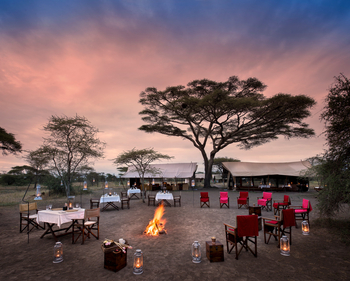 andBeyond Serengeti under Canvas: Lagerfeuer