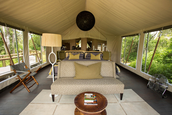 Gomoti Plains Camp: Gästezelte